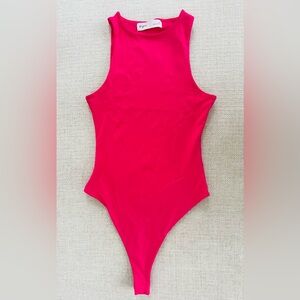 SUPRE Bright Pink Sleeveless Bodysuit XS